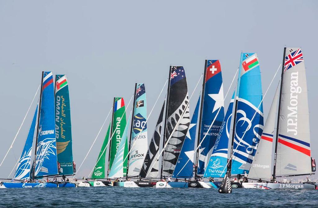 The Extreme 40s will race in the Olympic sailing city’ of Qingdao as they welcome home nation team, Team Extreme Qingdao to the 12 boat fleet. &copy; Lloyd Images