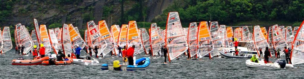 Waiting for Flag signal... - Techno T293 European Championships © Patrick Pollak