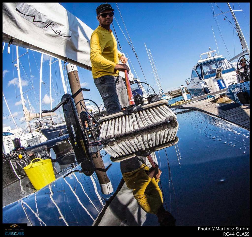 RC44 Cascais Cup - Wash down on Team Nika © RC44 Class/MartinezStudio.es