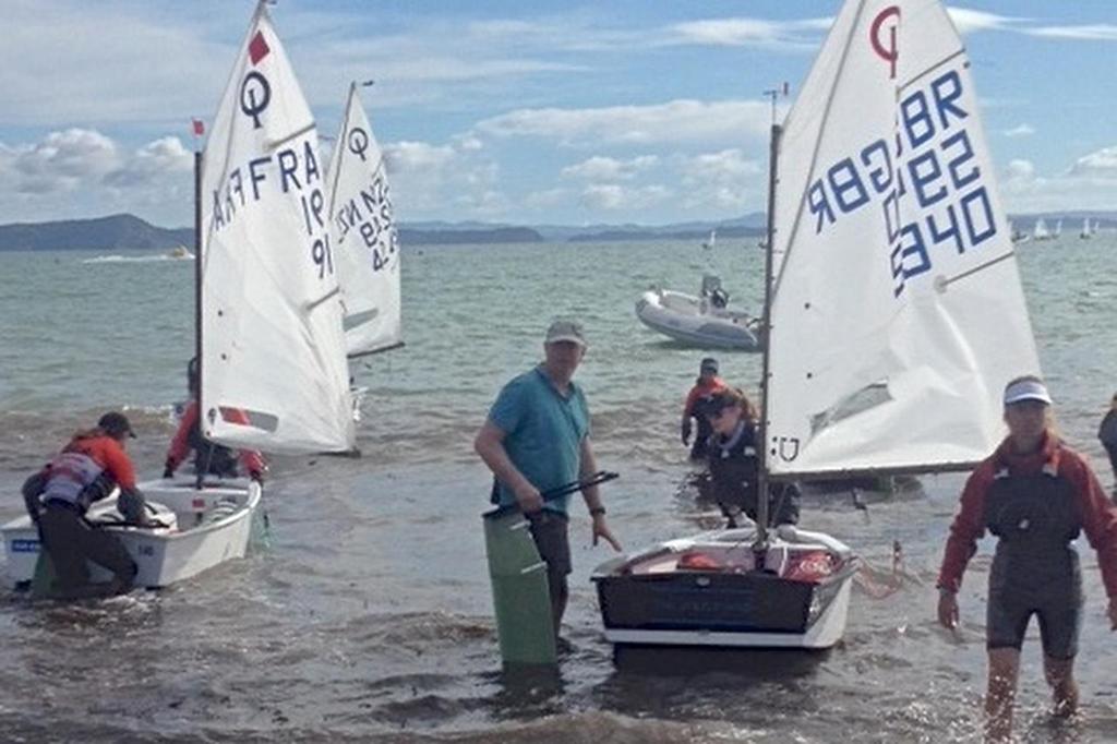 - Day 2, 2014 Toyota Optimist Championships, Manly SC © NZ Optimist Team