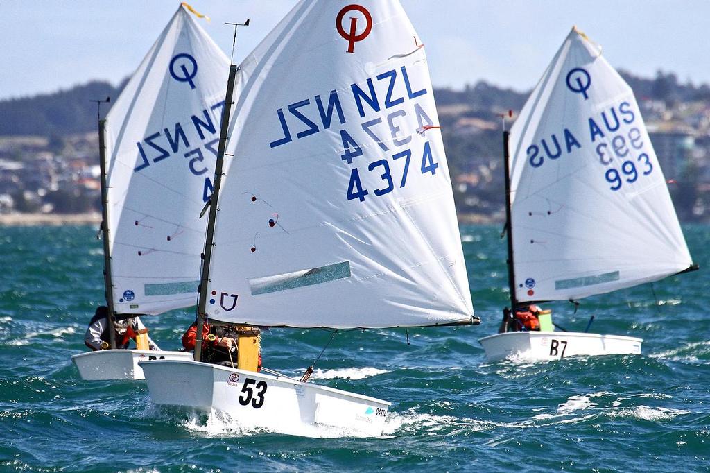  Day 5, 2014 Toyota Optimist Championships, Manly SC photo copyright Richard Gladwell www.photosport.co.nz taken at  and featuring the  class