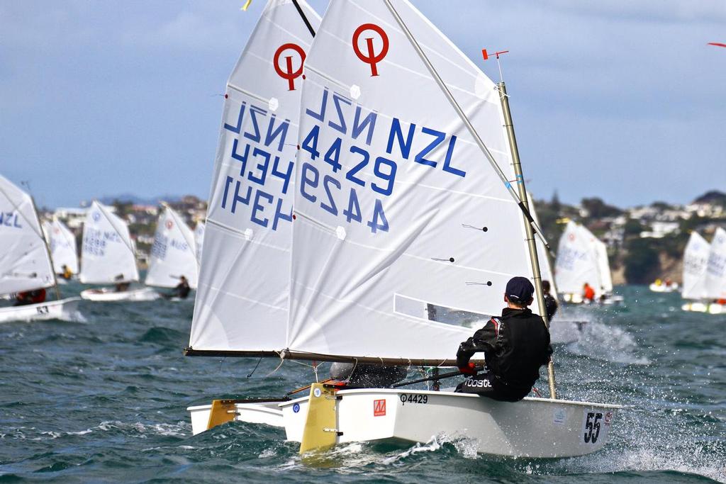  - Day 5, 2014 Toyota Optimist Championships, Manly SC photo copyright Richard Gladwell www.photosport.co.nz taken at  and featuring the  class