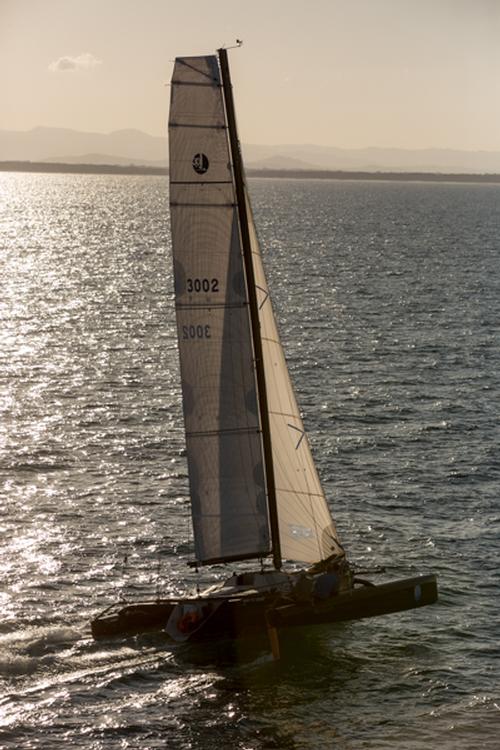 Morticia heading for Gladstone - 50th Brisbane to Gladstone Multihull Yacht Race © Julie Geldard