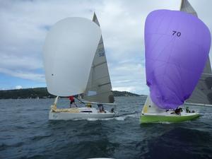 Close racing - Elliott 7 Australian Titles photo copyright Jim Walsh taken at  and featuring the  class