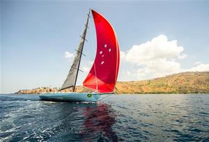 Geoff Hill's 72-ft Antipodes (GBR) on the approach to Subic Bay - 2014 Rolex China Sea Race photo copyright  Rolex/ Kurt Arrigo http://www.regattanews.com taken at  and featuring the  class