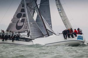 IRC Two winner: Simon Henning's Mumm 36, Alice - 2014 RORC Easter Challenge photo copyright Paul Wyeth / www.pwpictures.com http://www.pwpictures.com taken at  and featuring the  class