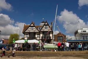 BOD C54 Storm Petrel prepares to launch at Brightlingsea Hard photo copyright Tim Bees taken at  and featuring the  class