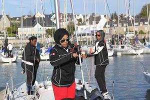 J80 all women Al Thuraya Bank Muscat photo copyright Oman Sail taken at  and featuring the  class