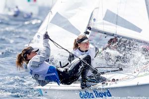 NED, 470 Women - 2014 ISAF Sailing World Cup Hyeres photo copyright Thom Touw http://www.thomtouw.com taken at  and featuring the  class