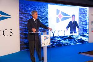 Riccardo Bonadeo, YCCS Commodore - YCCS Press Conference photo copyright  Paolo Tonato taken at  and featuring the  class