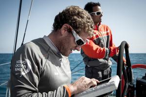 Cammas on Caudrelier - Volvo Ocean Race - photo © Volvo Ocean Race http://www.volvooceanrace.com