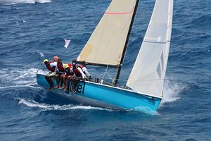 Digicel Spirit, National Sailing Academy, Cork 1720  - Antigua Sailing Week 2014 photo copyright  Tim Wright / Photoaction.com http://www.photoaction.com taken at  and featuring the  class