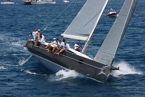 Sleeper, Jonty Layfield's Azuree 46  -  Antigua Sailing Week 2014 photo copyright  Tim Wright / Photoaction.com http://www.photoaction.com taken at  and featuring the  class