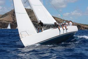 Pocket Rocket, J109 CSA 7 (GBR)  - Antigua Sailing Week 2014 photo copyright  Tim Wright / Photoaction.com http://www.photoaction.com taken at  and featuring the  class