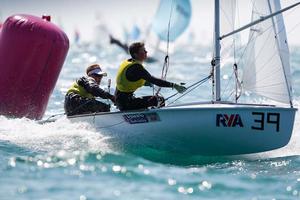 Tim Riley and James Taylor,420,GBR 54481 - 2014 RYA Youth National Championships day 3 photo copyright  Paul Wyeth / RYA http://www.rya.org.uk taken at  and featuring the  class