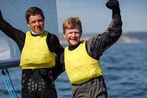Tim Riley and James Taylor,420,GBR 54481 - RYA Youth National Championships photo copyright  Paul Wyeth / RYA http://www.rya.org.uk taken at  and featuring the  class