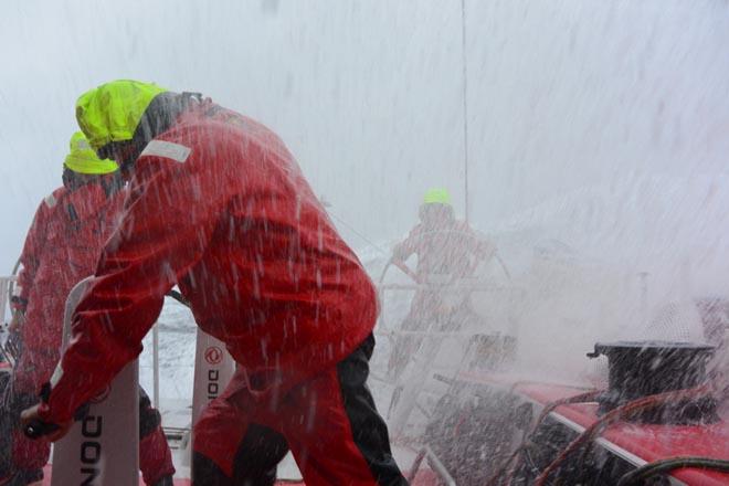 Day 2 Onboard Dongfeng during the transatlantic © Dongfeng Race Team