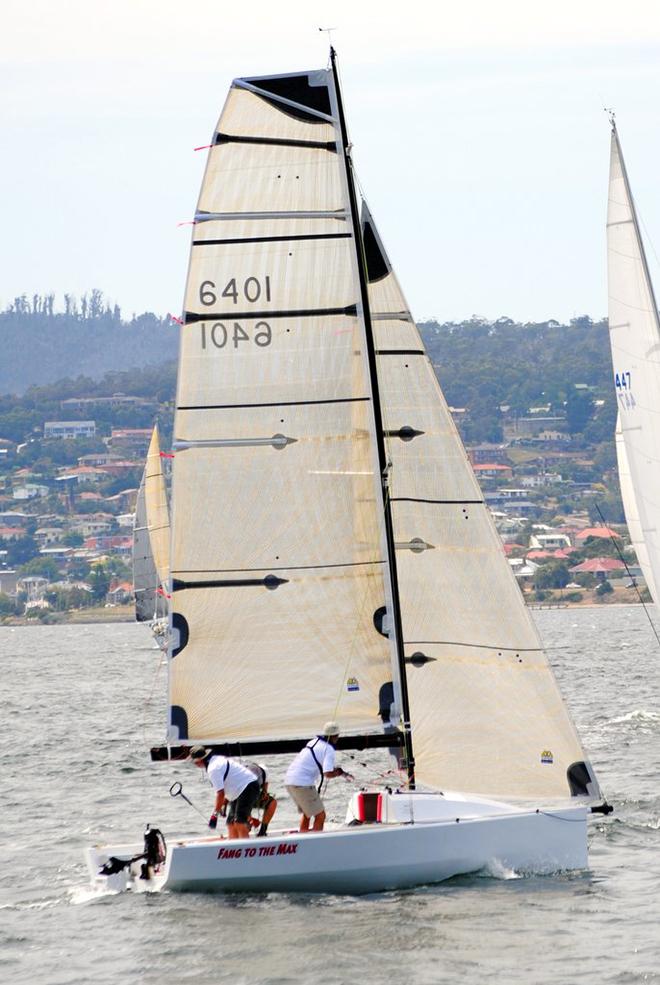 Division One winner today was Fred Barrett’s sports boat Fang to the Max. © Peter Campbell