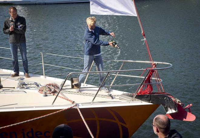 Lorne Dybkster launches Oceans of Hope at the Royal Danish Yacht Club. © onEdition http://www.onEdition.com