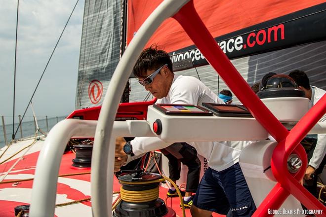 Volvo Ocean Race - Dongfeng Race team, Newport © George Bekris Photography