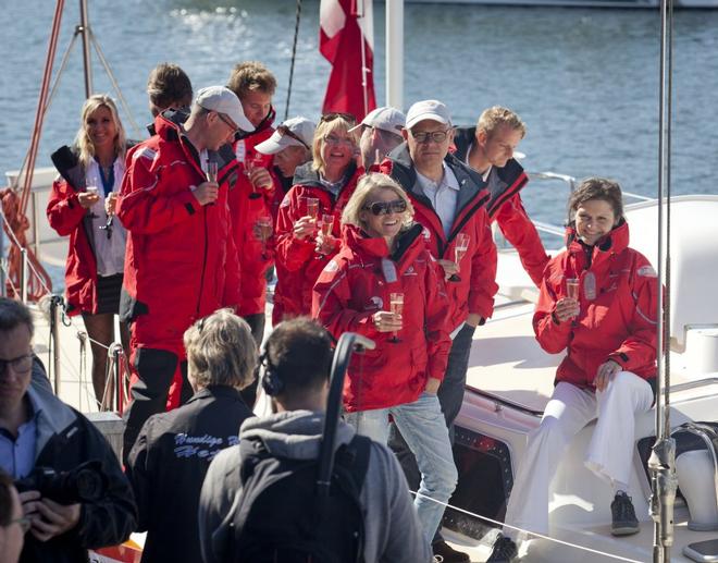 The Sailing Sclerosis Foundation's yacht Oceans of Hope has been unveiled at a ceremony in Copenhagen, Denmark on World MS Day (Wednesday 28 May). Former Environment Minister and MEP Lone Dybkjær officially named the 20-metre yacht which will set sail from the Danish capital on 15 June on the first ever global circumnavigation crewed by people with multiple sclerosis (MS).  © onEdition http://www.onEdition.com