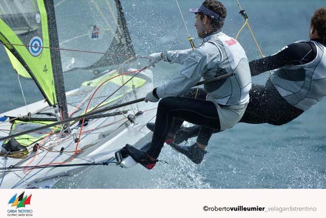 49er - 2014 Garda Trentino Olympic Week, Day 4 ©  Roberto Vuilleumier / Vela Garda Trentino