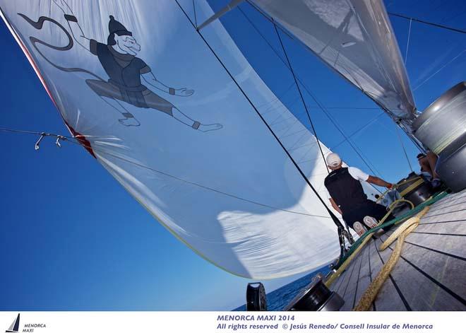 Menorca Maxi 2014, on board J Class Hanumann ©  Jesus Renedo / Consell Insular de Menorca