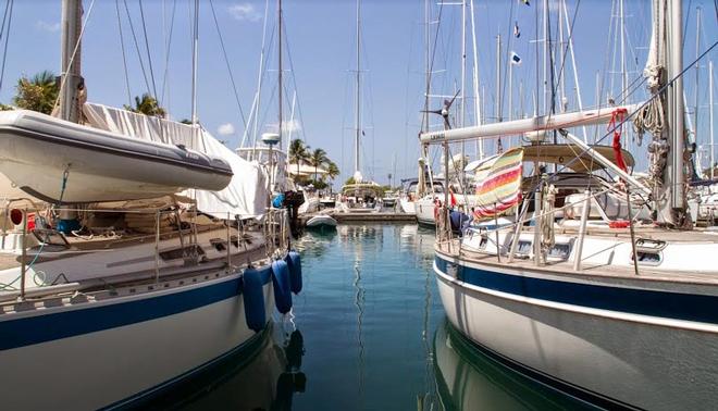 ARC Europe2014 Nanny Cay Marina before the start ©  SW