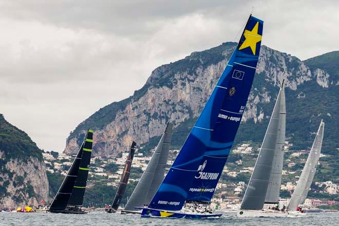 Volcano race start - 2014 Rolex Capri Sailing Week ©  Rolex / Carlo Borlenghi http://www.carloborlenghi.net