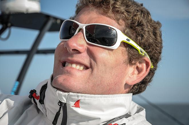 Charles Caudrelier in Newport before set sail on transatlantic test &copy; Pedro Freitas /Volvo Ocean Race