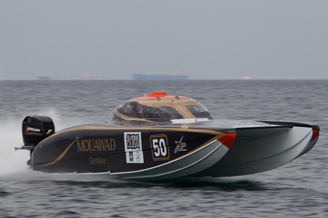 Mouawad - UIM Skydive Dubai XCAT World Series in Naples, Italy 2014 © UIM Xcat Middle East Championships http://www.uimpowerboating.com/