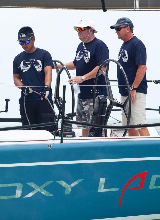 TOP OF THE GULF REGATTA 2014 - Foxy Lady 6. Check the shades, check the shirts © Guy Nowell/Top of the Gulf