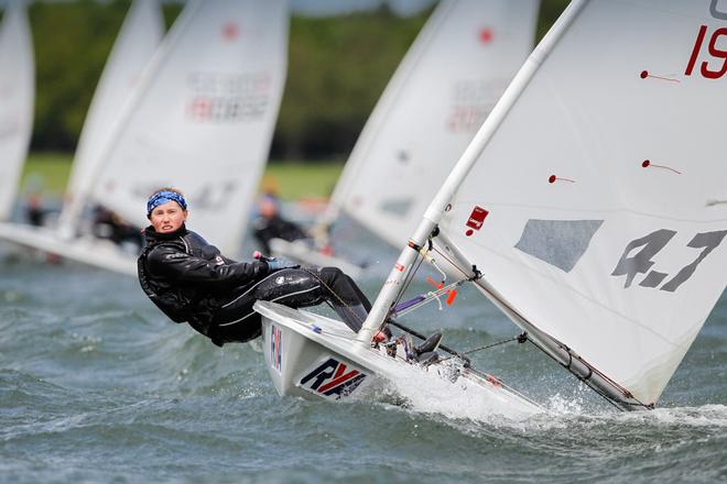 Elizabeth Sherwood,Laser Radial,GBR 194680 RYA Eric Twiname 2014 ©  Paul Wyeth / RYA http://www.rya.org.uk