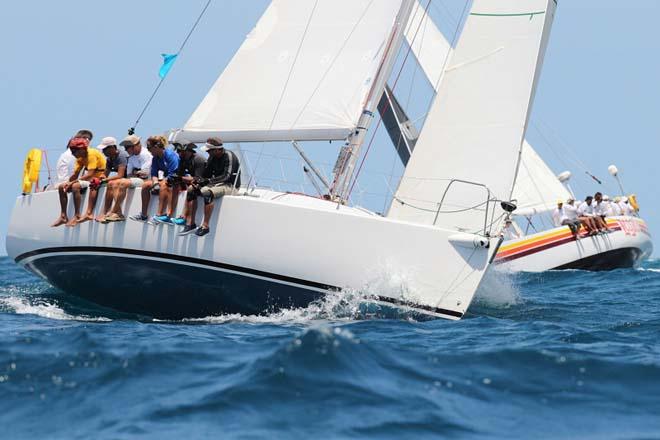 2014 Antigua Sailing Week day 5 ©  Tim Wright / Photoaction.com http://www.photoaction.com