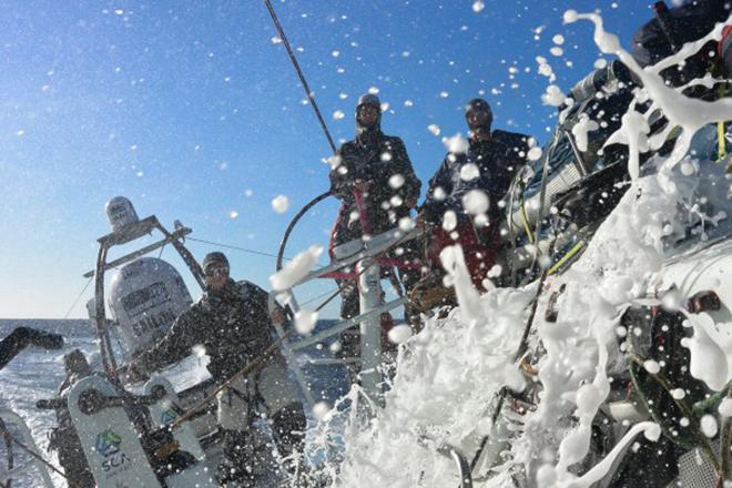 Team SCA on their second trans-Atlantic crossing back to their training base in Lanzarote, Spain. Images from Anna-Lena Elled (SWE) - Onboard Reporter (on trial) © Anna-Lena Elled/Team SCA