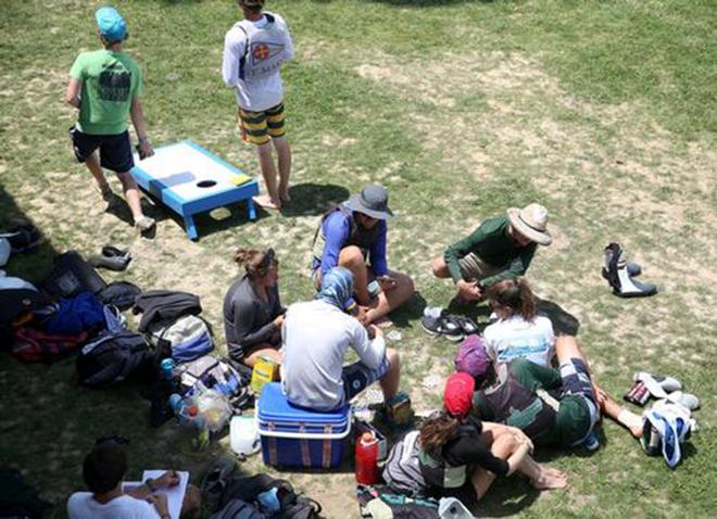 Day One of the semi-finals of the GILL Coed National Championship held at the College of St. Mary's in St. Mary's City, MD. © Brian Schneider