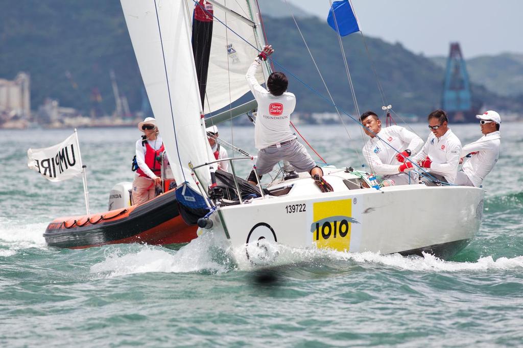 Jeremy Koo - 1O1O 4G Match Racing International Regatta 2014 © RHKYC / Guy Nowell