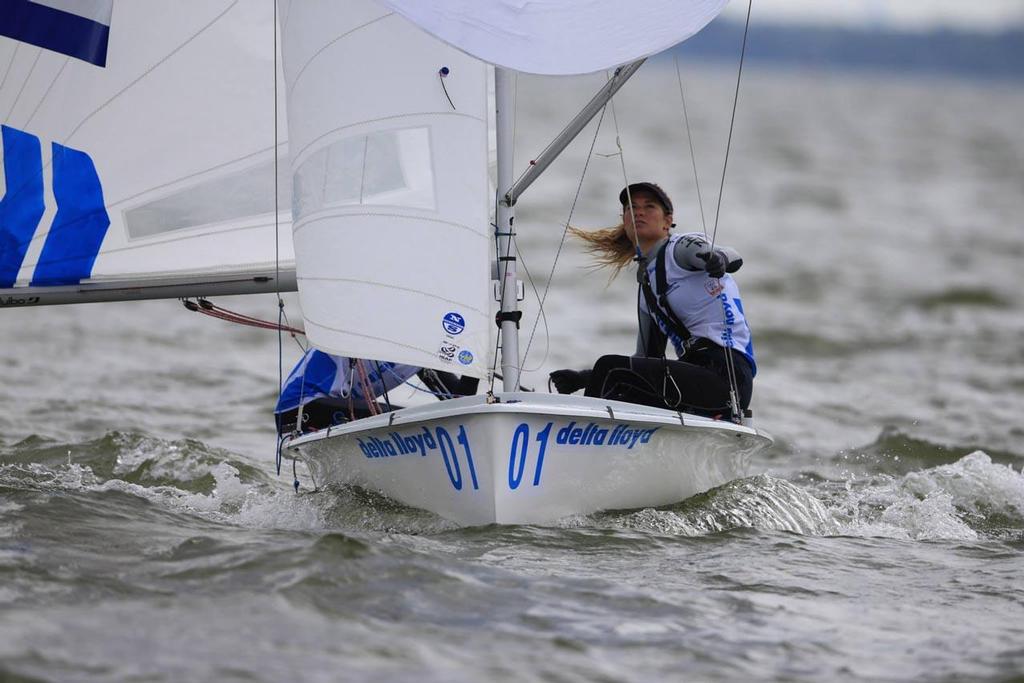 470 Women, medal race - 2014 Delta Lloyd Regatta, day 5 © Guilain Grenier