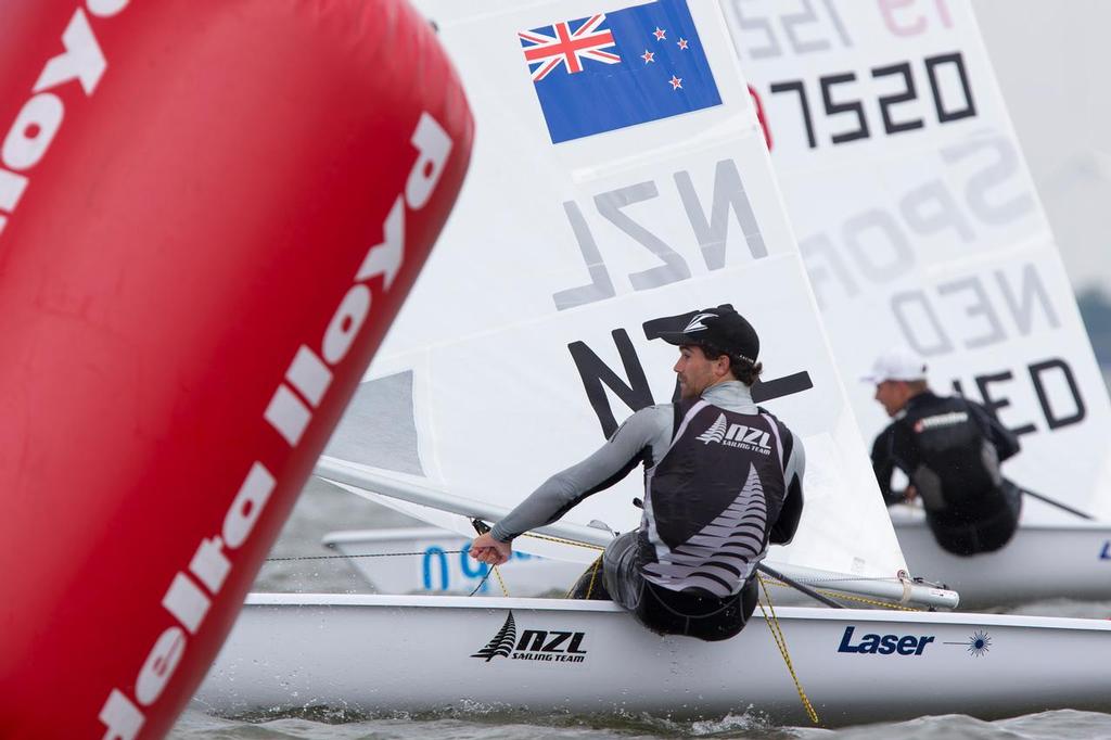 Sam MEECH wins the laser class, may 24th, Delta Lloyd Regatta  2014 (20/24 May 2014). Medemblik - the Netherlands. photo copyright Delta Lloyd Regatta - Sander van der Borch http://www.sandervanderborch.com taken at  and featuring the  class