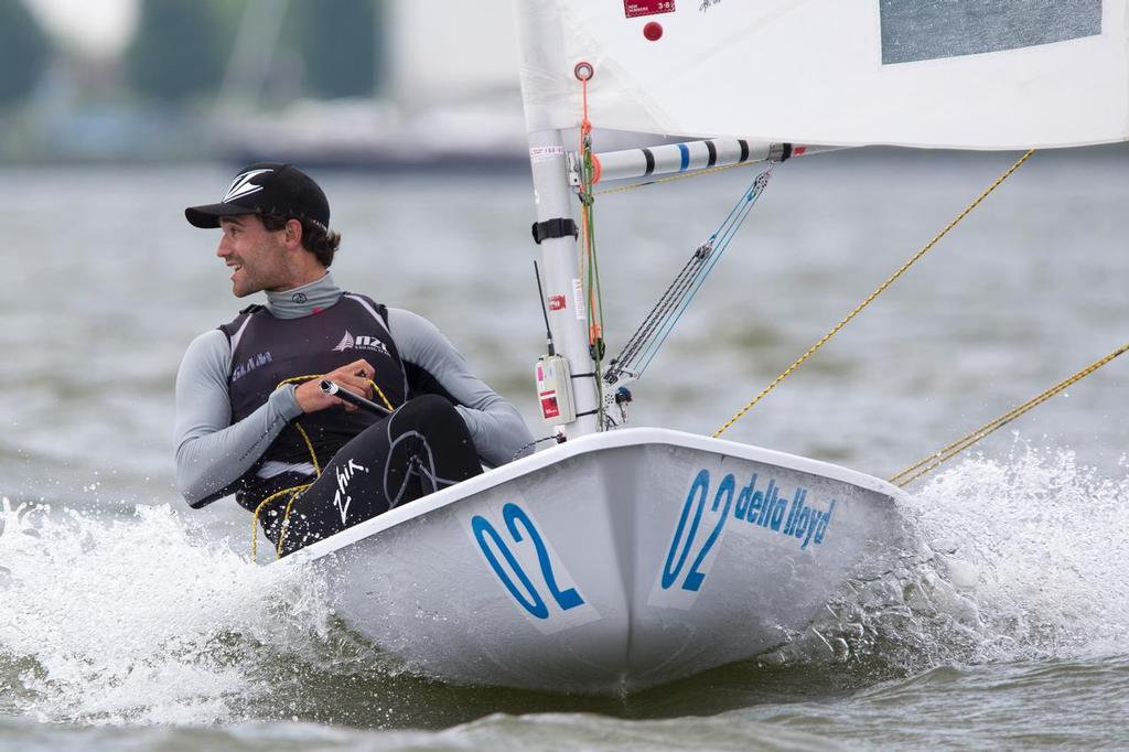 Sam Meech (NZL) wins the Laser class, Delta Lloyd Regatta  2014 (20/24 May 2014). Medemblik - the Netherlands. photo copyright Delta Lloyd Regatta - Sander van der Borch http://www.sandervanderborch.com taken at  and featuring the  class