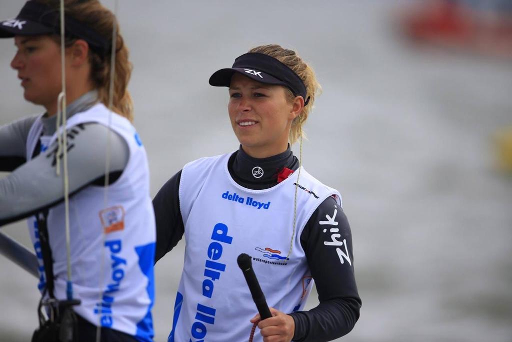 470 Women, medal race - 2014 Delta Lloyd Regatta, day 5 © Guilain Grenier