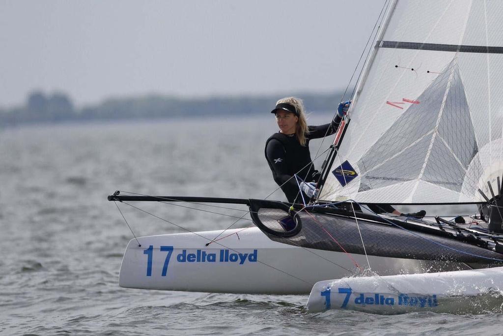 Nacra 17 - 2014 Delta Lloyd Regatta, day 1 © Sander van der Borch http://www.sandervanderborch.com