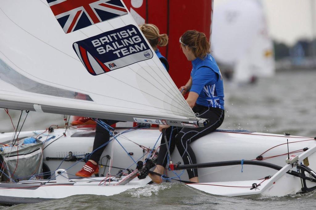 470 Women, medal race - 2014 Delta Lloyd Regatta, day 5 © Sander van der Borch http://www.sandervanderborch.com