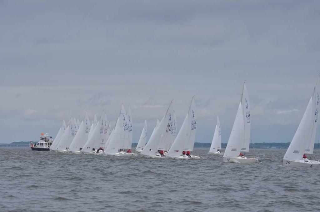 2014 J/22 North American Championship, day 1 photo copyright Chris Howell taken at  and featuring the  class