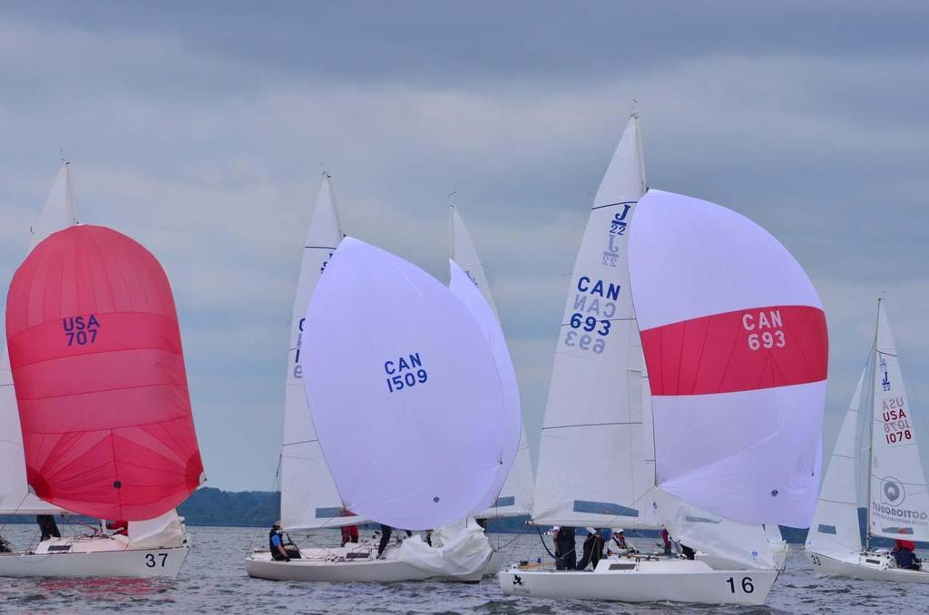 2014 J/22 North American Championship, day 1 photo copyright Chris Howell taken at  and featuring the  class