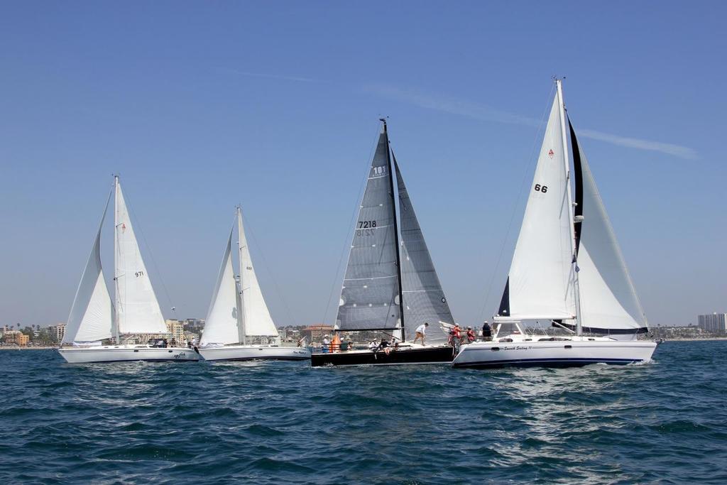 Pre-start action with Smooth Sailing II at right - 14th Annual City of Hope Regatta © Tami Rae