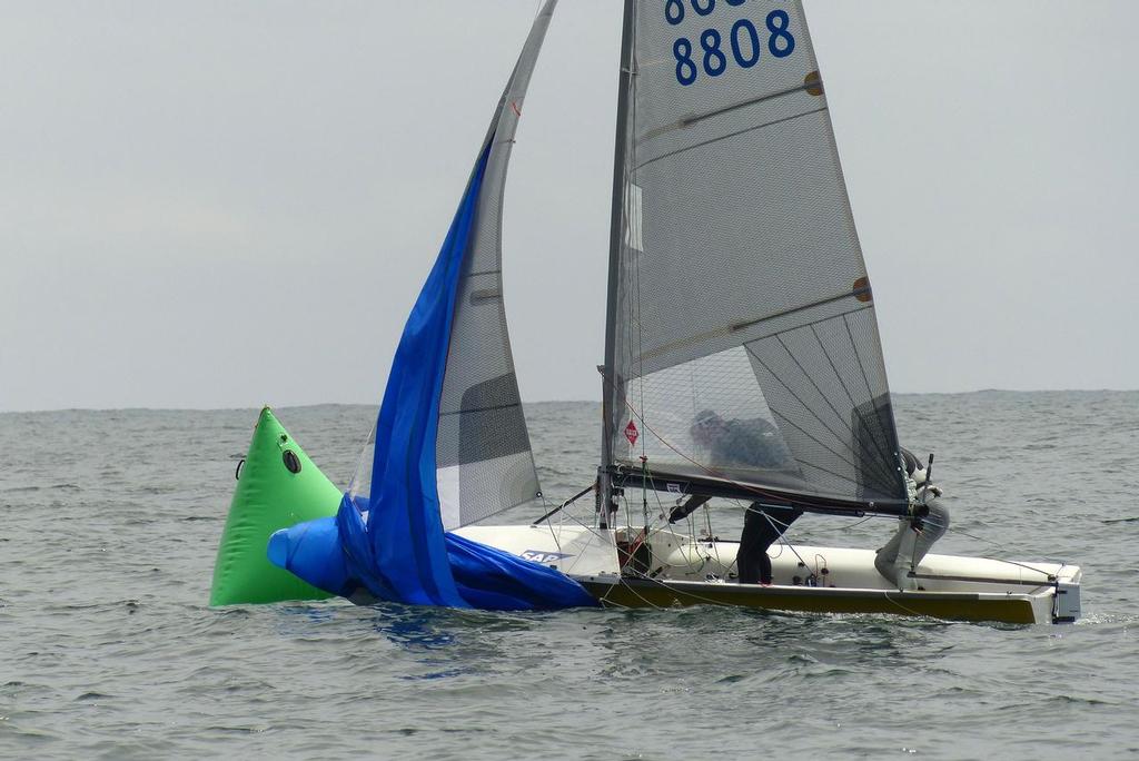 Race 2 - 5o5 North American Championships, Day 1 photo copyright John Navas  taken at  and featuring the  class
