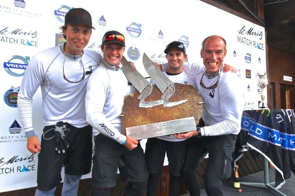 Swinton won his first Tour event at the 2012 St Moritz Match Race © Andy Carter / AWMRT