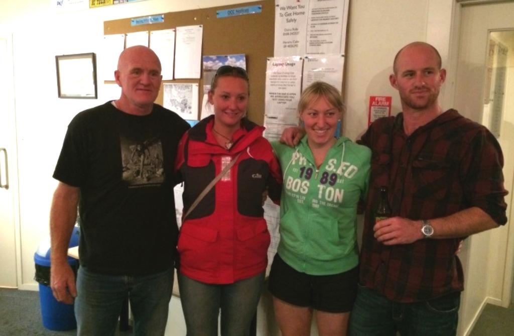 Some of the C-4 Crew - ANZ Sail Fiji - Cruise Rally photo copyright Matt Woodley taken at  and featuring the  class