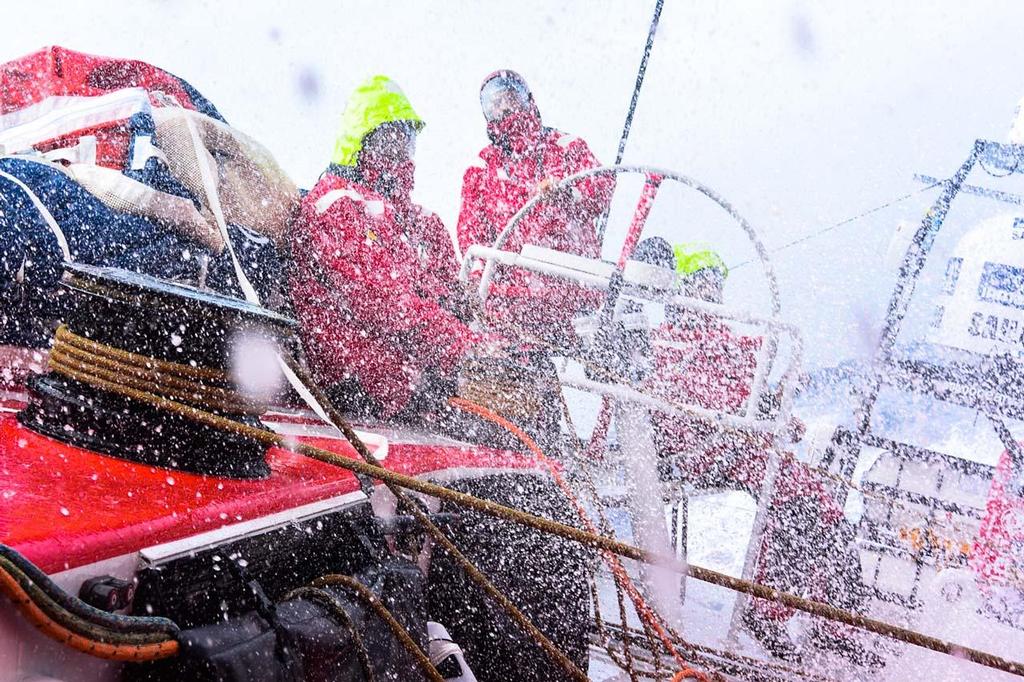 A variety of conditions onboard as Dongfeng Race Team prepare to race for China in the Volvo Ocean Race  © Dongfeng Race Team